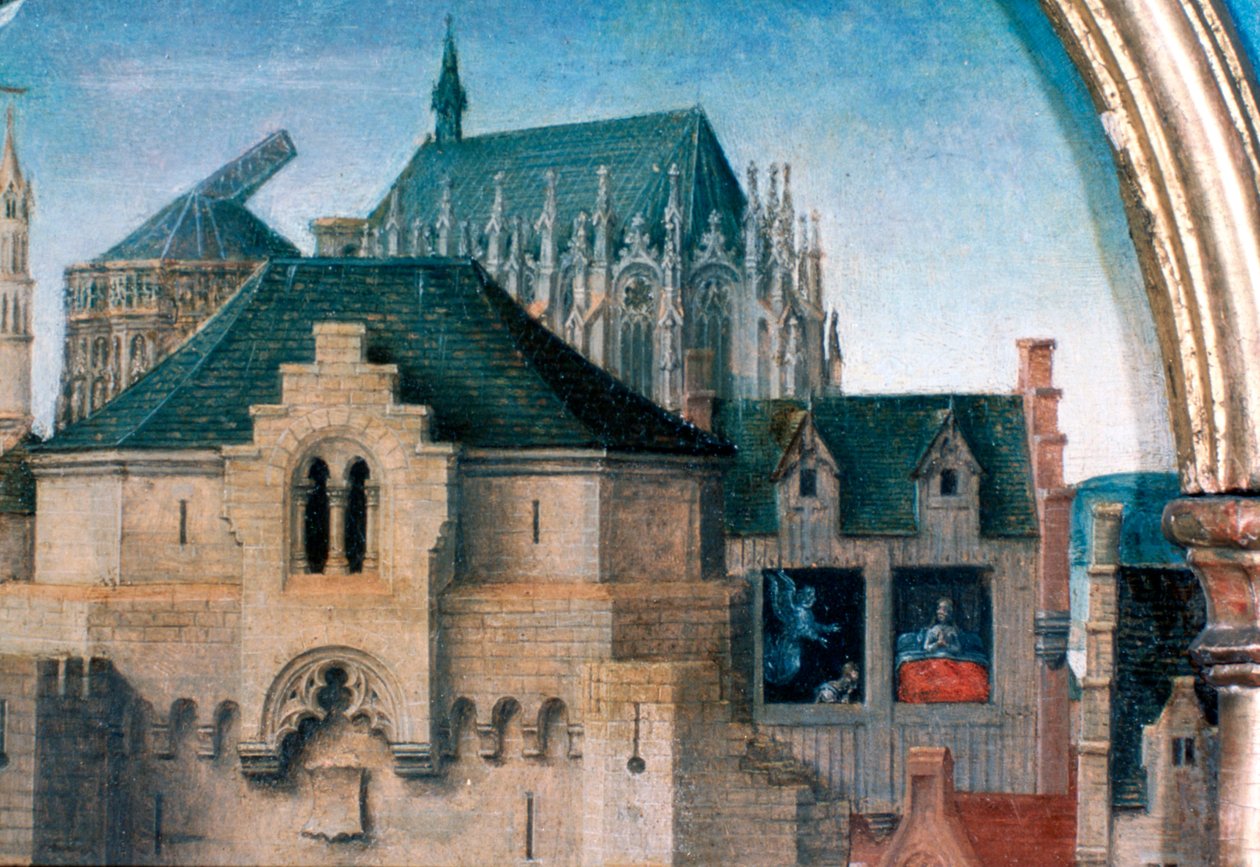Santuário de Santa Úrsula, Partida de Colônia, Detalhe, 1489 de Hans Memling