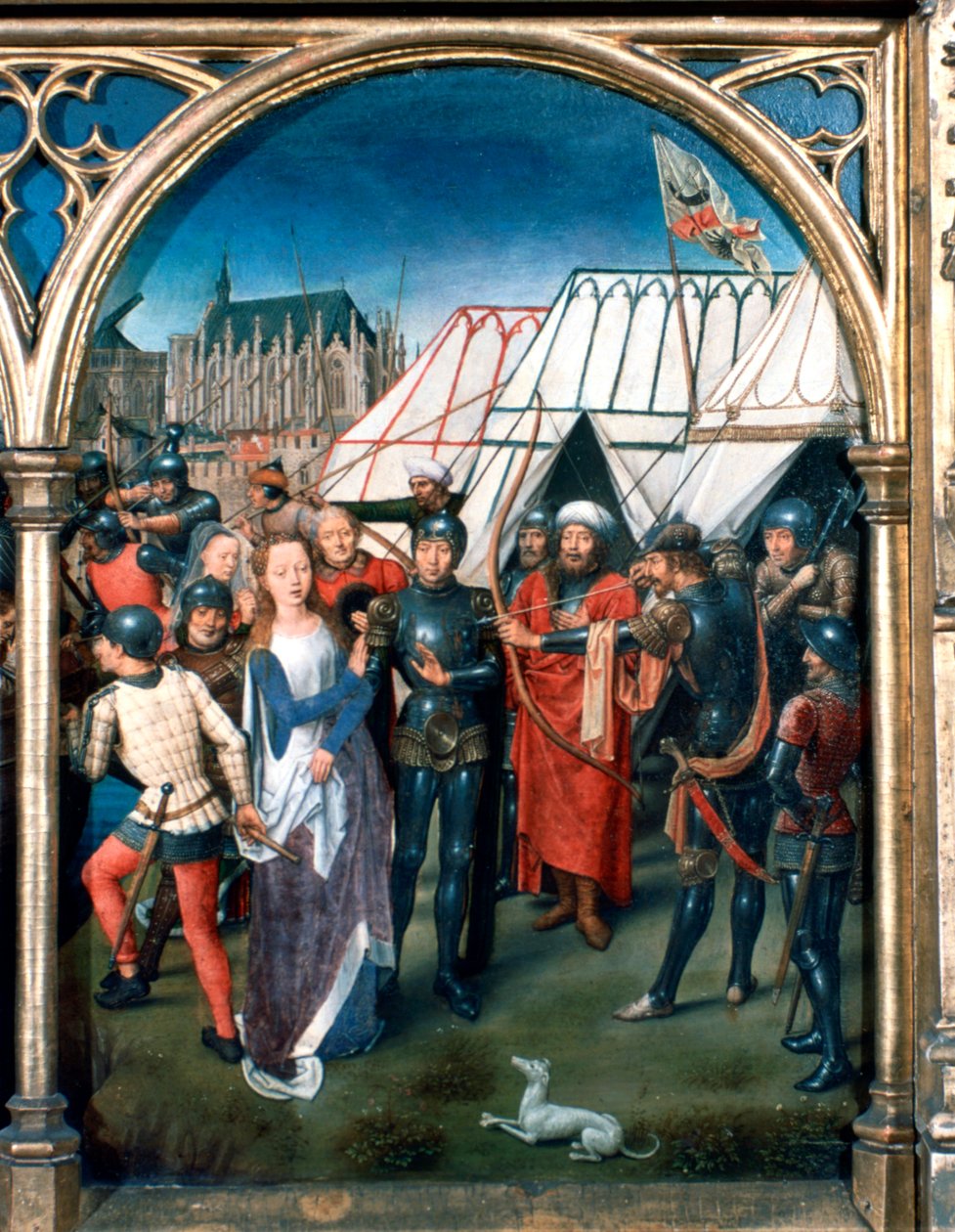 Santuário de Santa Úrsula, Martírio em Colônia, 1489 de Hans Memling