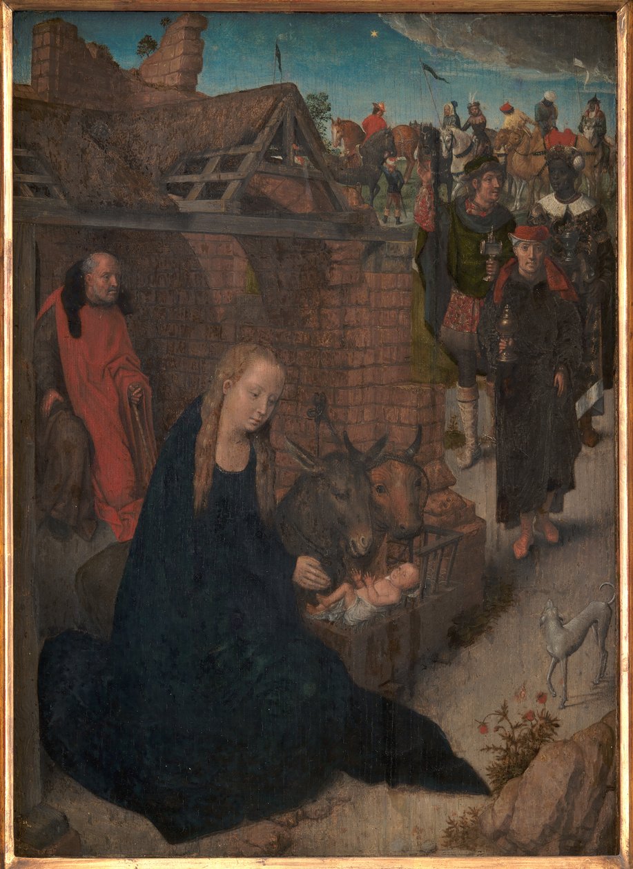 A adoração dos reis de Hans Memling