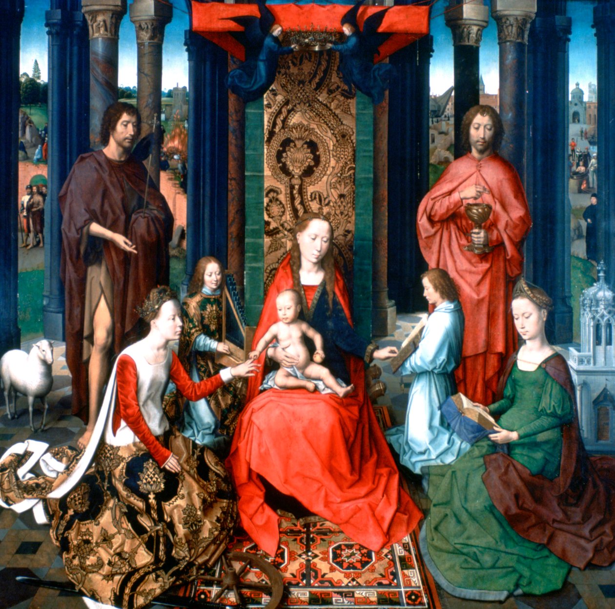 Tríptico de São João Batista e São João Evangelista, 1479 de Hans Memling