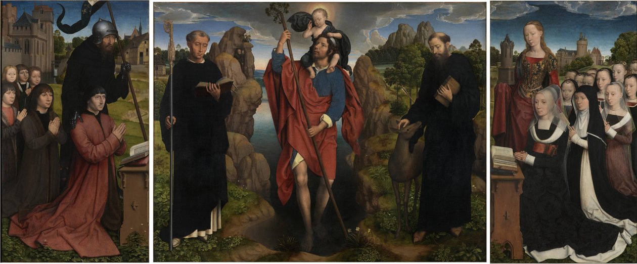 Tríptico de Willem Moreel, 1484 de Hans Memling