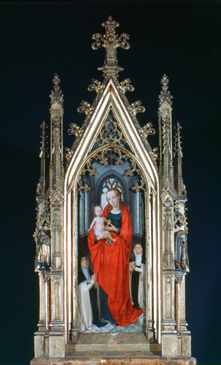 Virgem e Criança, Santuário de Santa Úrsula, 1489 de Hans Memling