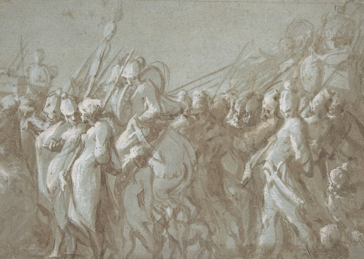 Procissão Militar, século XVI. de Hans Mont