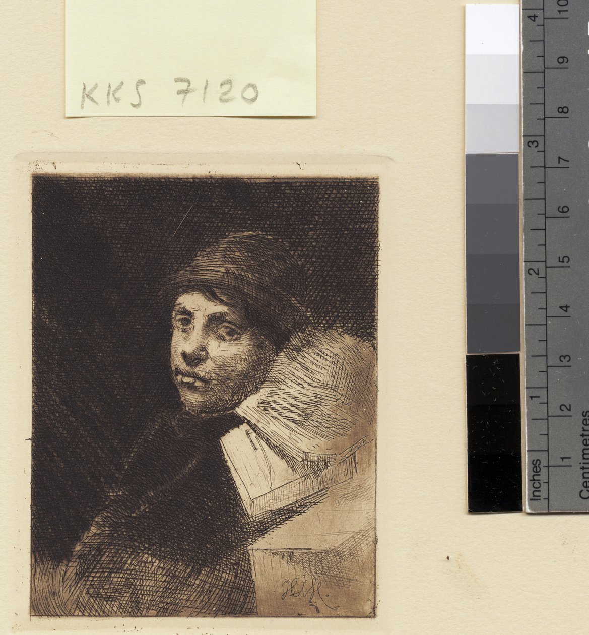 Retrato de um jovem de Hans Nikolaj Hansen