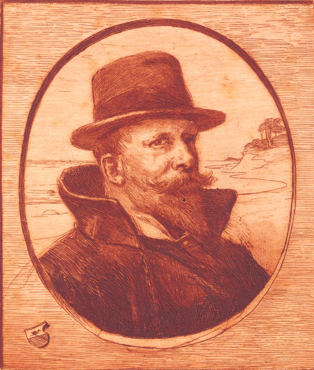 "Auto-retrato" de Hans Nikolaj Hansen