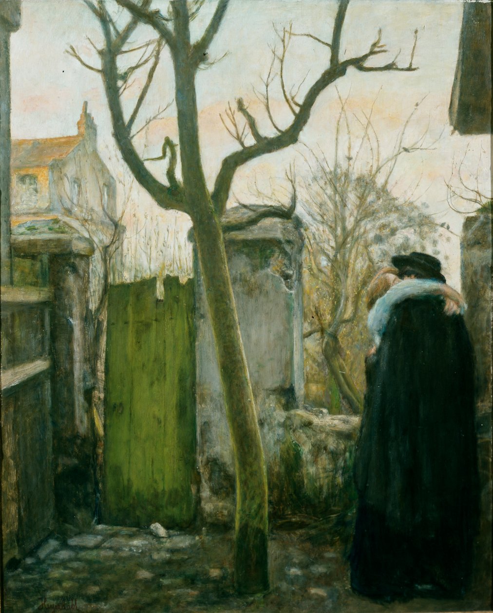 Um Idílio (óleo sobre tela) de Hans Olaf Heyerdahl
