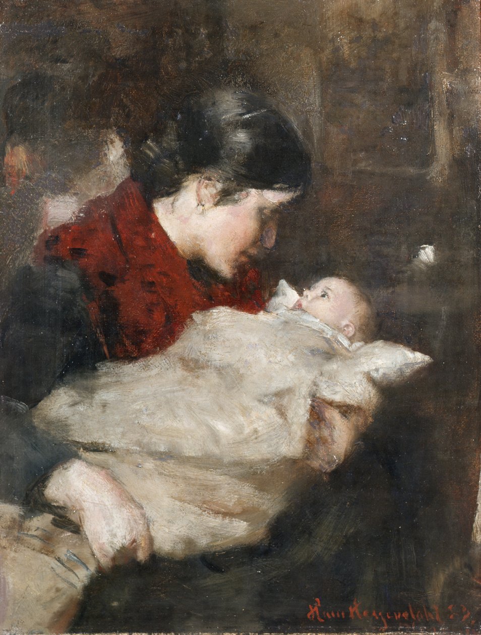 Mãe e filho de Hans Olaf Heyerdahl