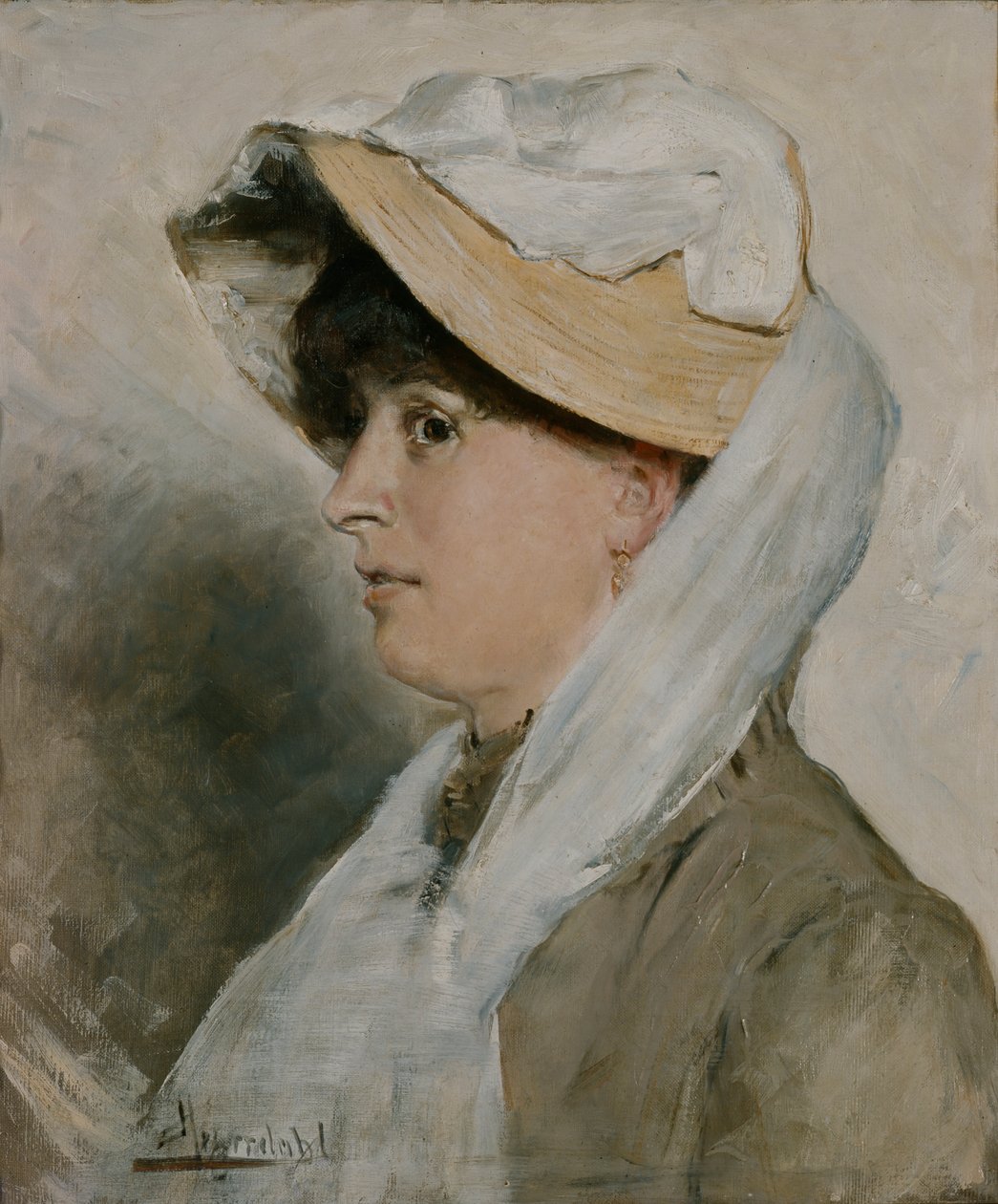 Retrato de uma Mulher de Hans Olaf Heyerdahl