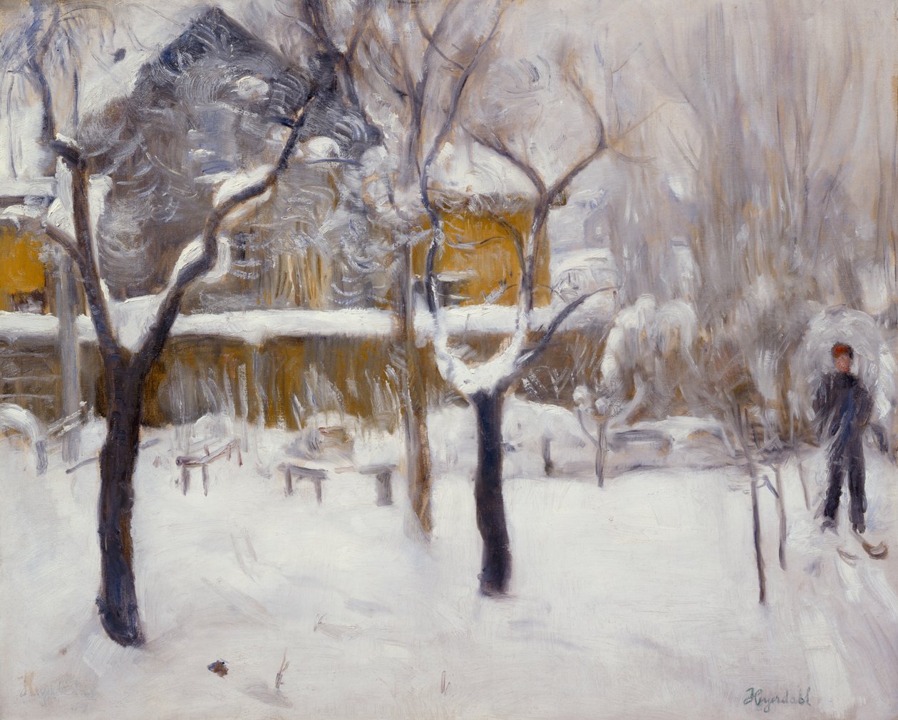 Paisagem de Inverno de Hans Olaf Heyerdahl