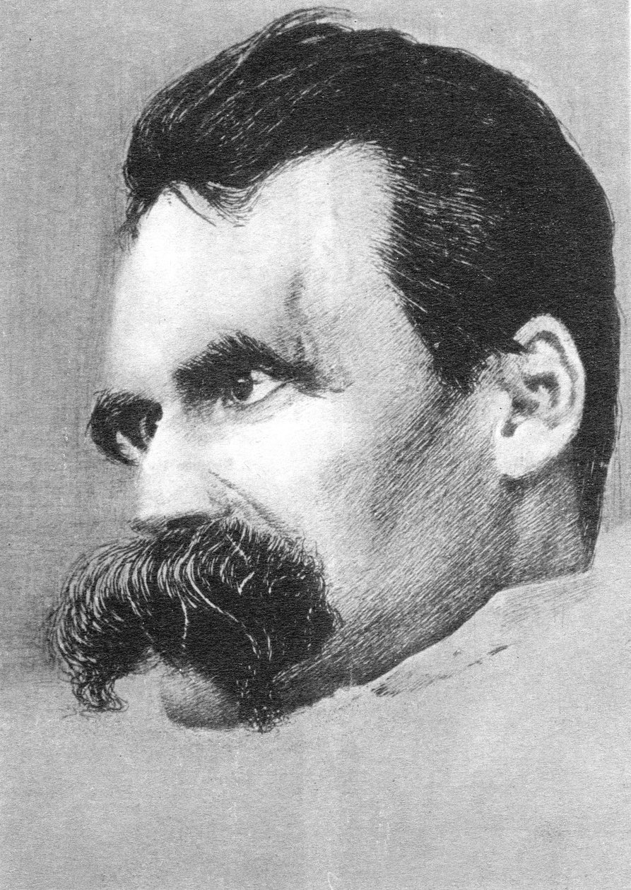 Friedrich Wilhelm Nietzsche, filósofo e escritor alemão de Hans Olde