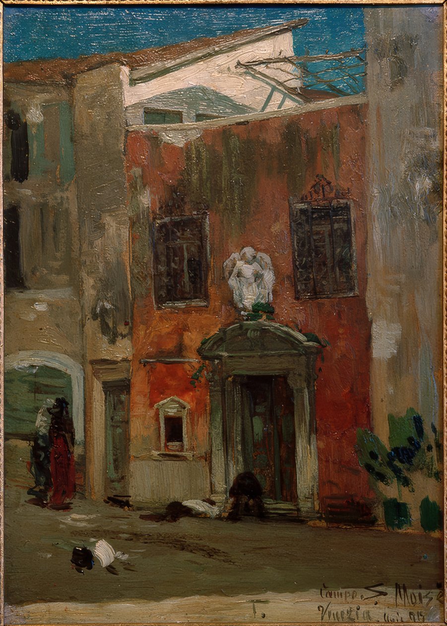 H.P.Feddersen the Younger, Campo S. Moisè, Veneza de Hans Peter Feddersen der Jüngere