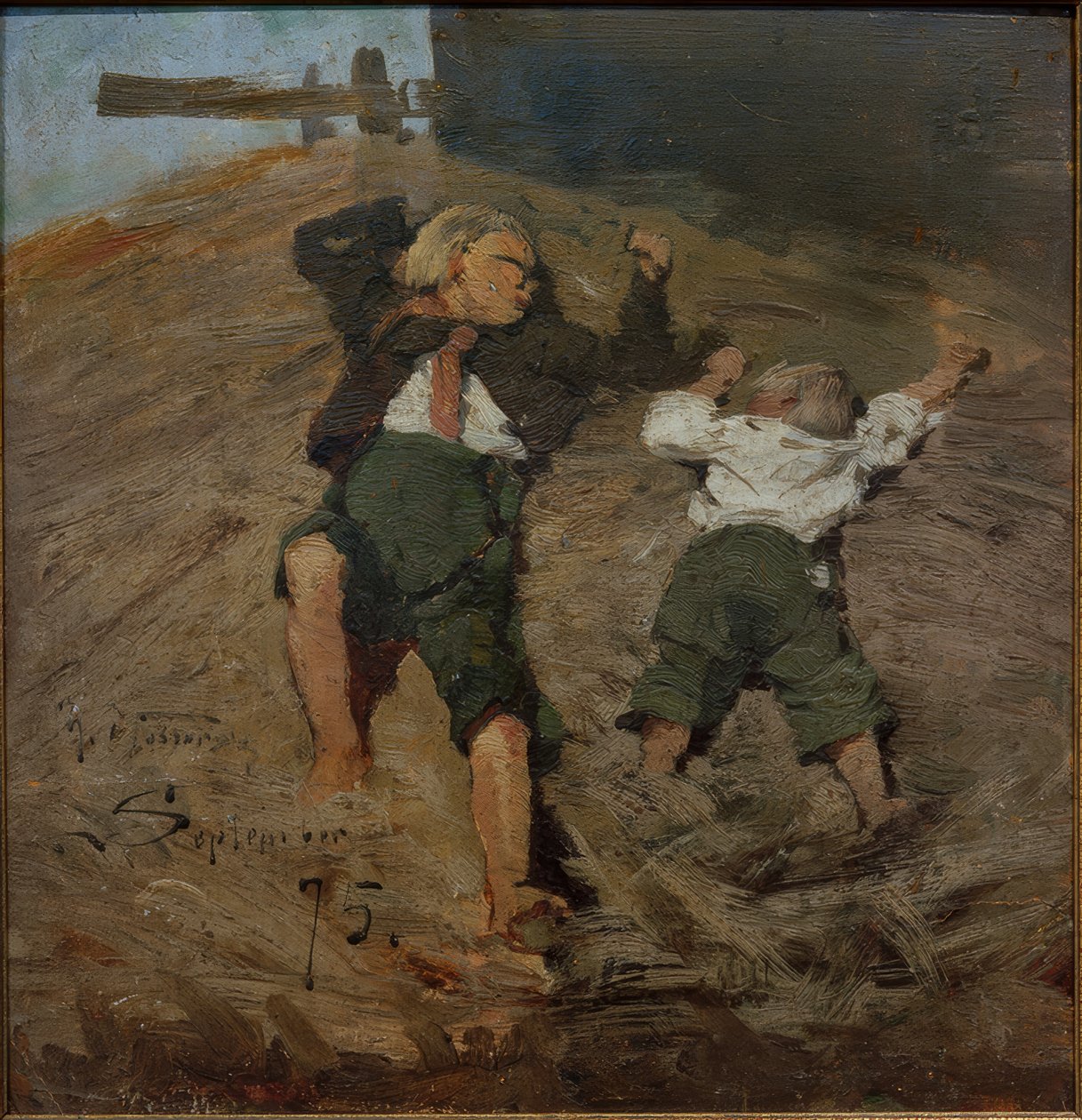 Garotos na Palha de Hans Peter Feddersen der Jüngere