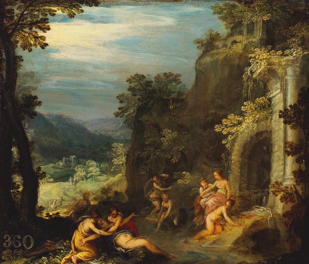 Diana e Calisto de Hans Rottenhammer