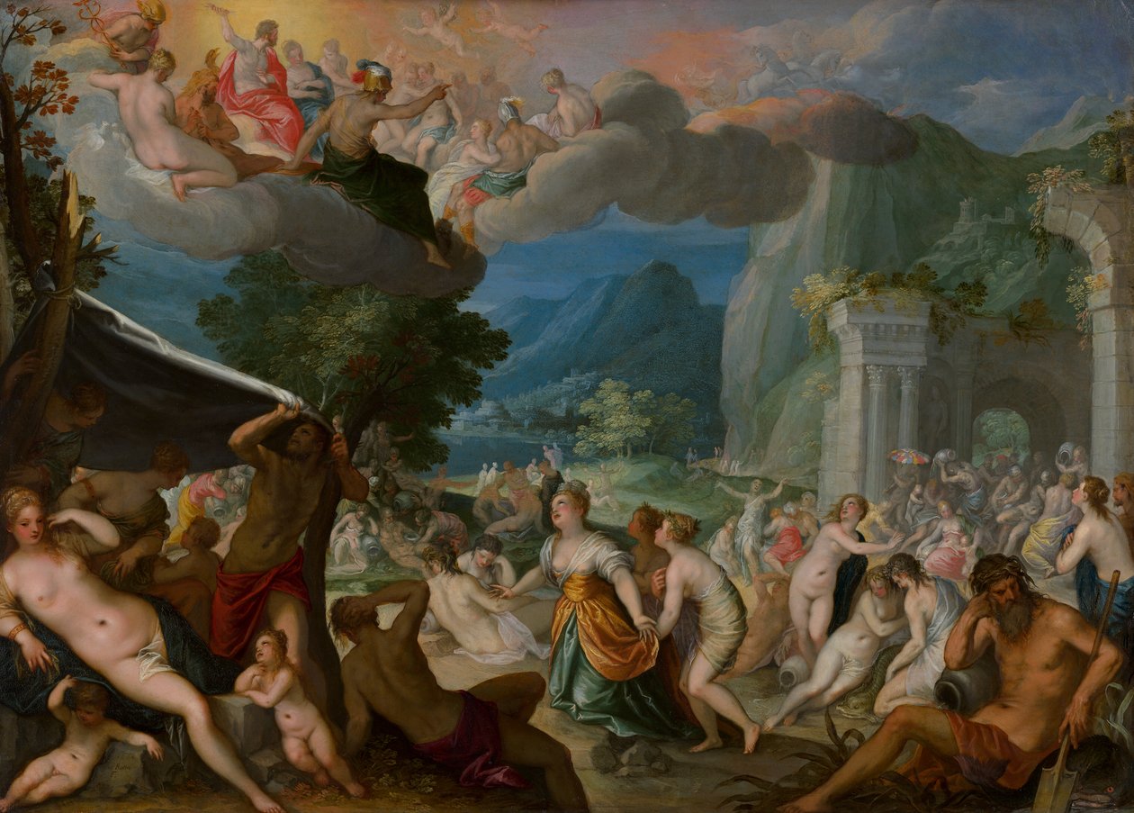 A queda de Faetonte de Hans Rottenhammer