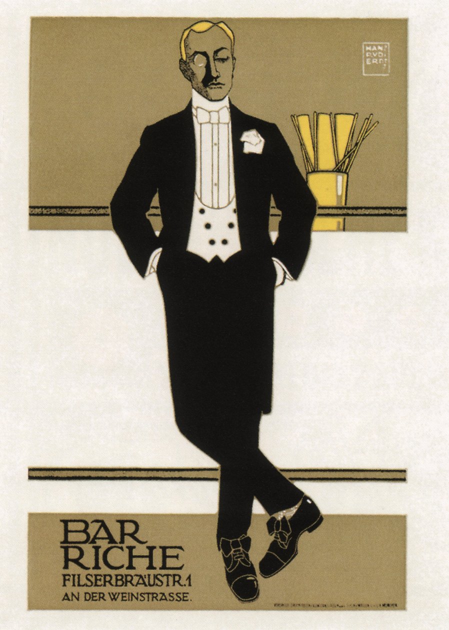 Bar Riche, 1907 de Hans Rudi Erdt
