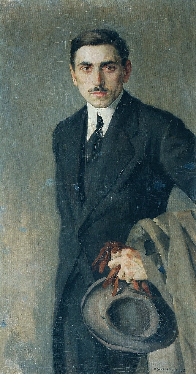 O pintor Fritz Zerritsch de Hans Schachinger
