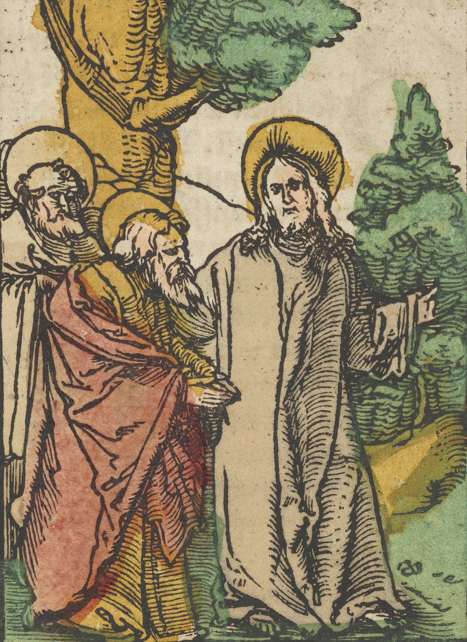 Cristo Falando aos Discípulos, 5, de Das Plenarium, 1517. de Hans Schäufelein the Elder