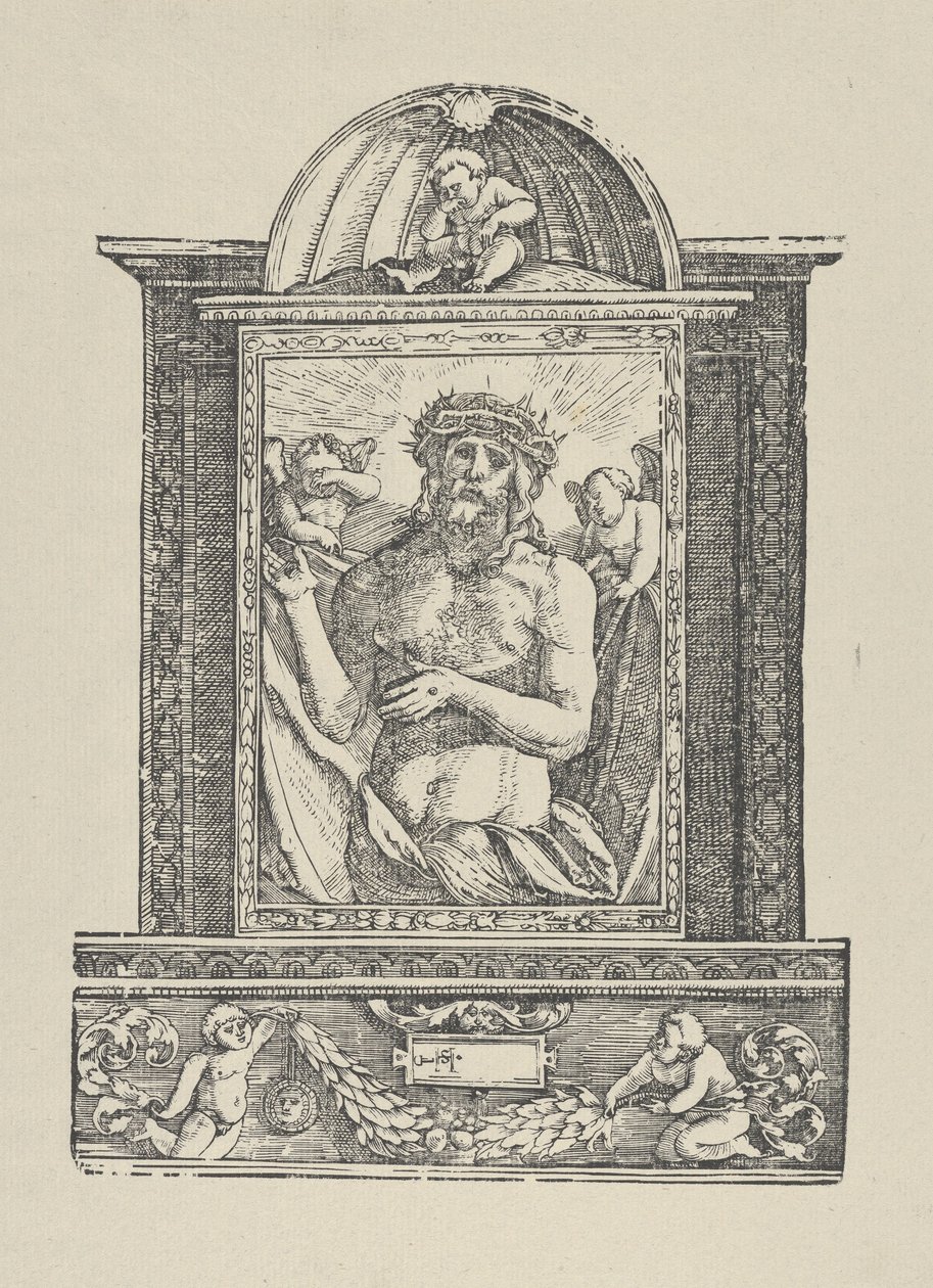 Ecce Homo Homem das Dores, 1922. de Hans Schäufelein the Elder