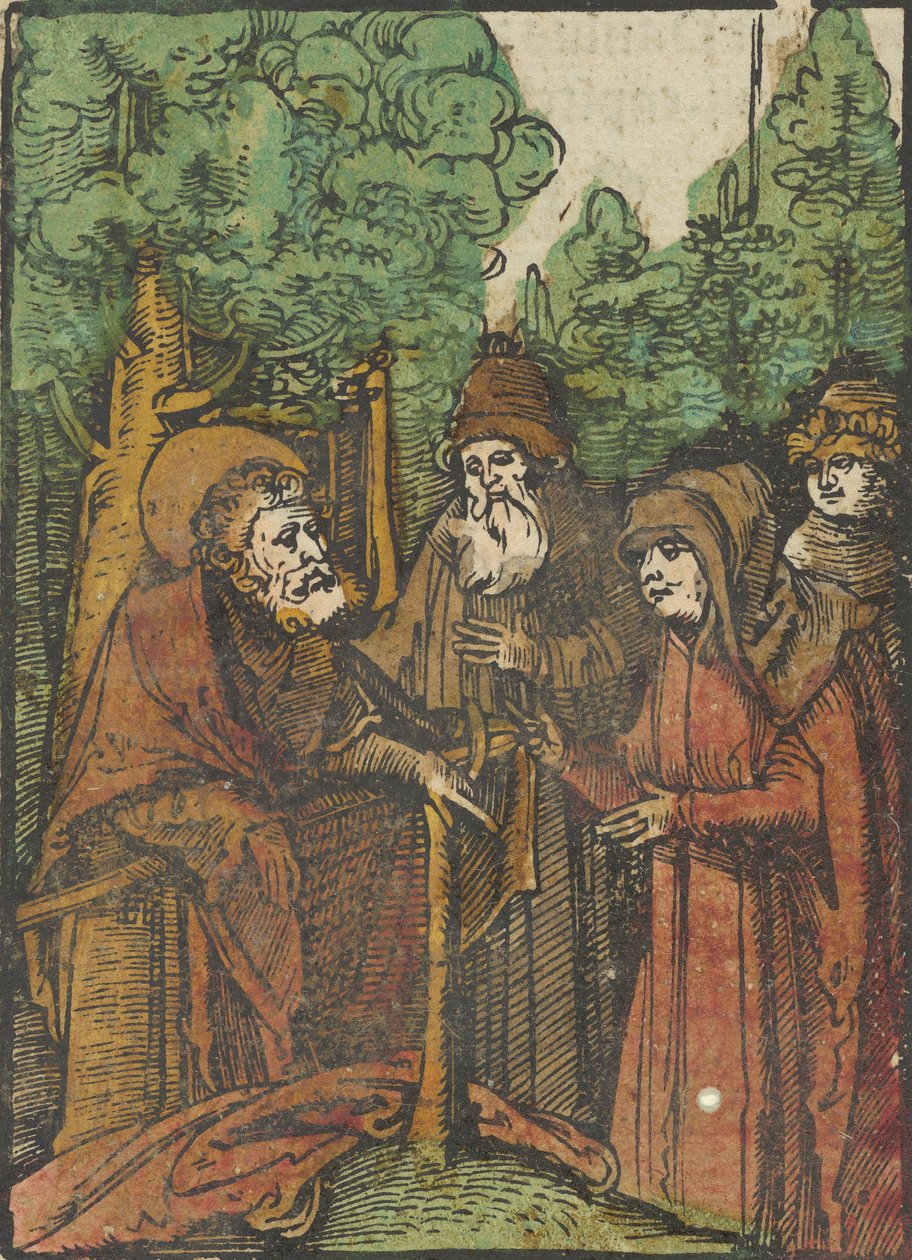 Pregação de São João Batista, de Das Plenarium, 1517. de Hans Schäufelein the Elder