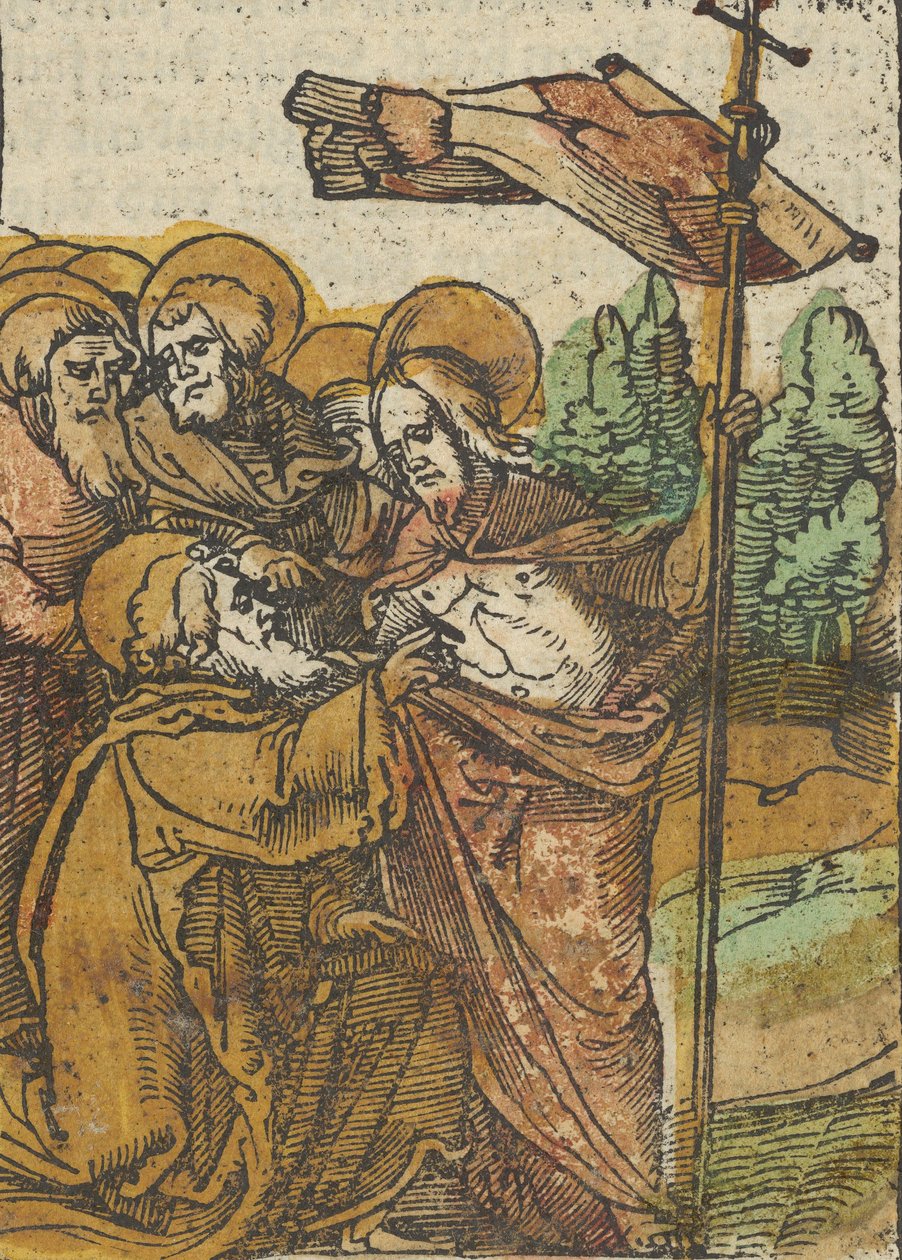 A incredulidade de Thomas, de Das Plenarium, 1517. de Hans Schäufelein the Elder