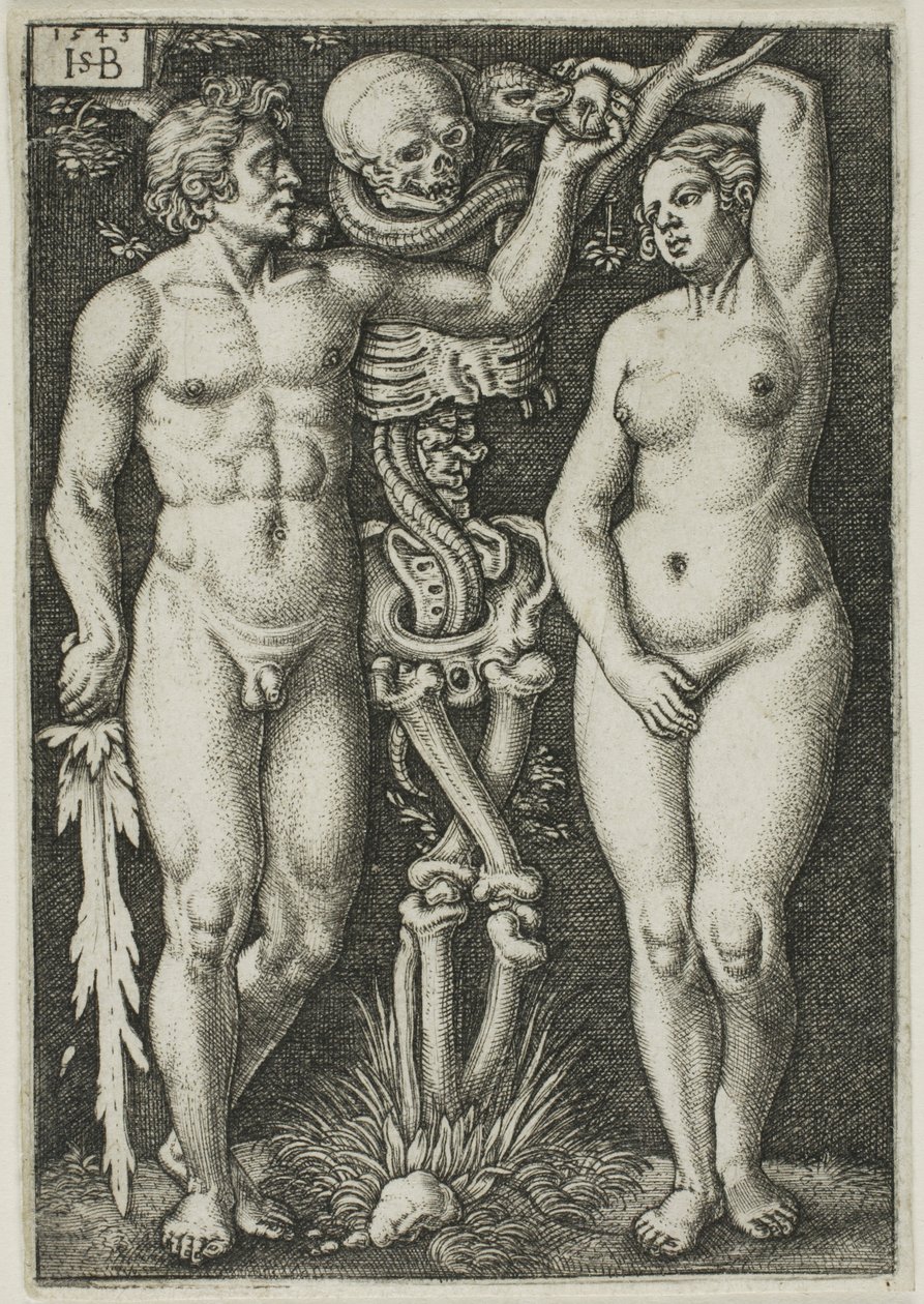Adão e Eva de Hans Sebald Beham