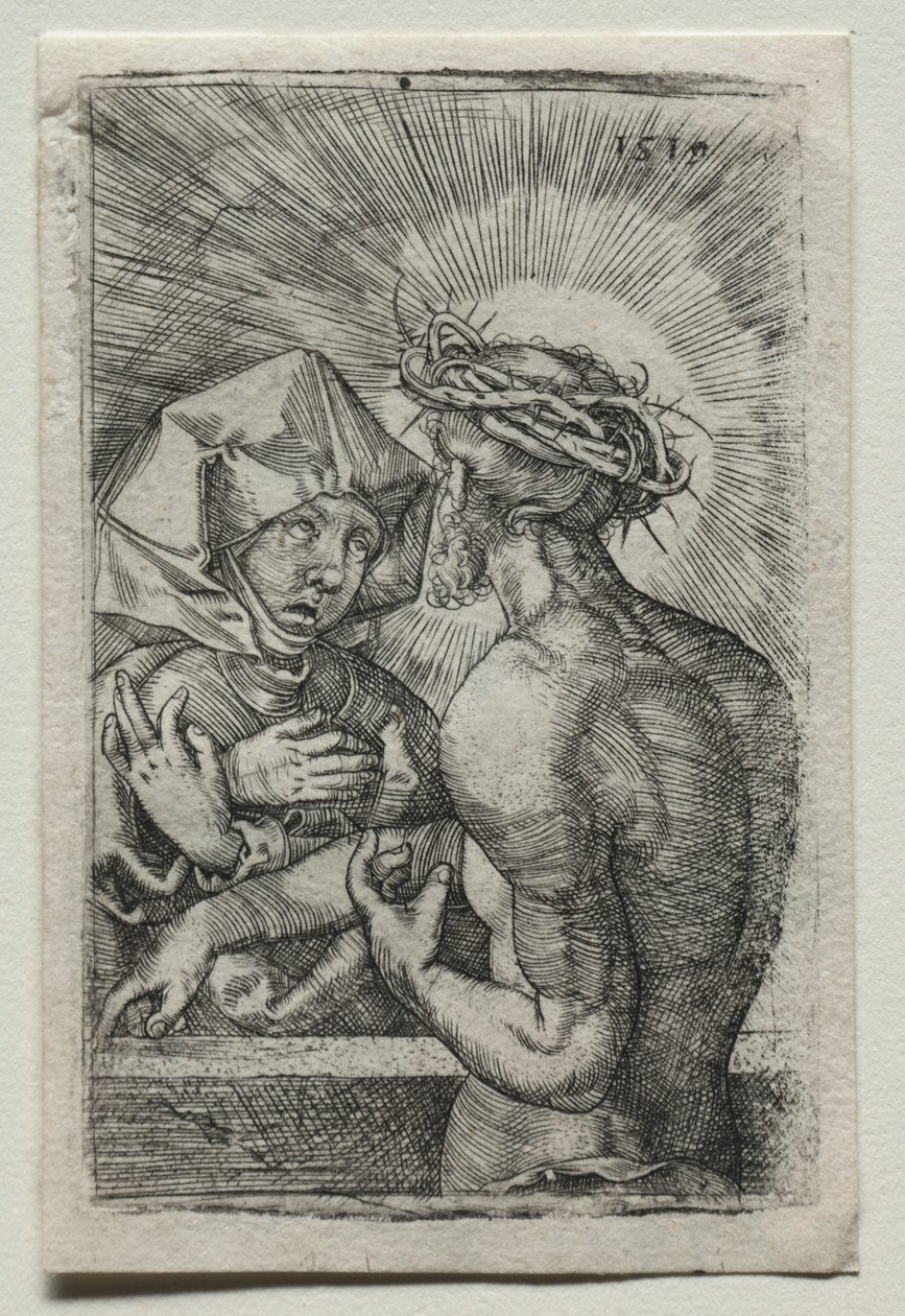 Cristo e a Virgem de Hans Sebald Beham