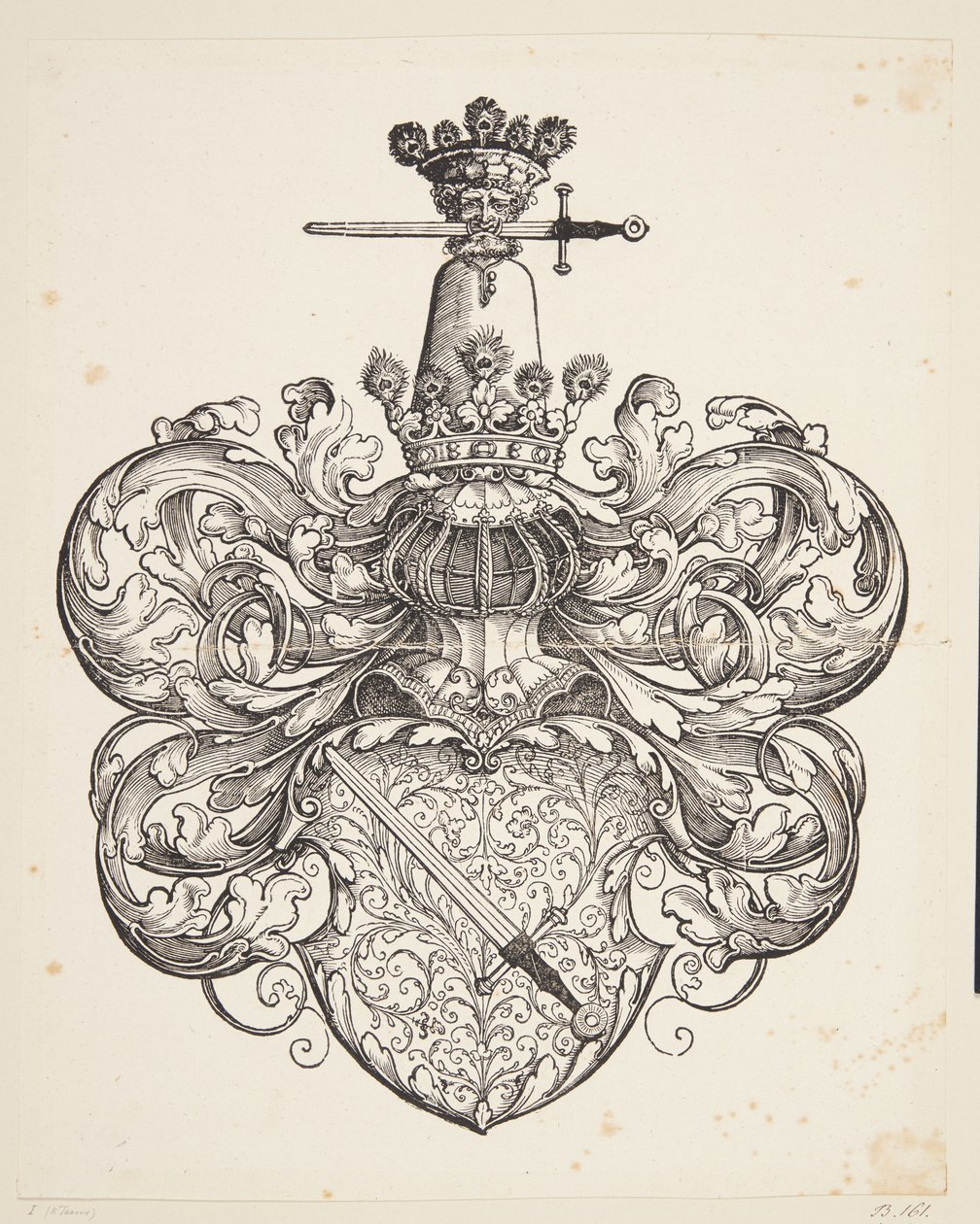 Brasão da família de Kress von Kressenstein de Hans Sebald Beham