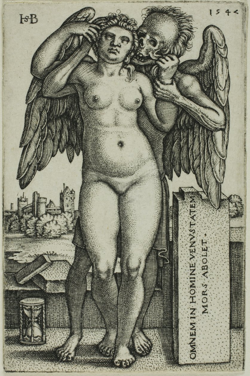 Morte e a Dama de Hans Sebald Beham