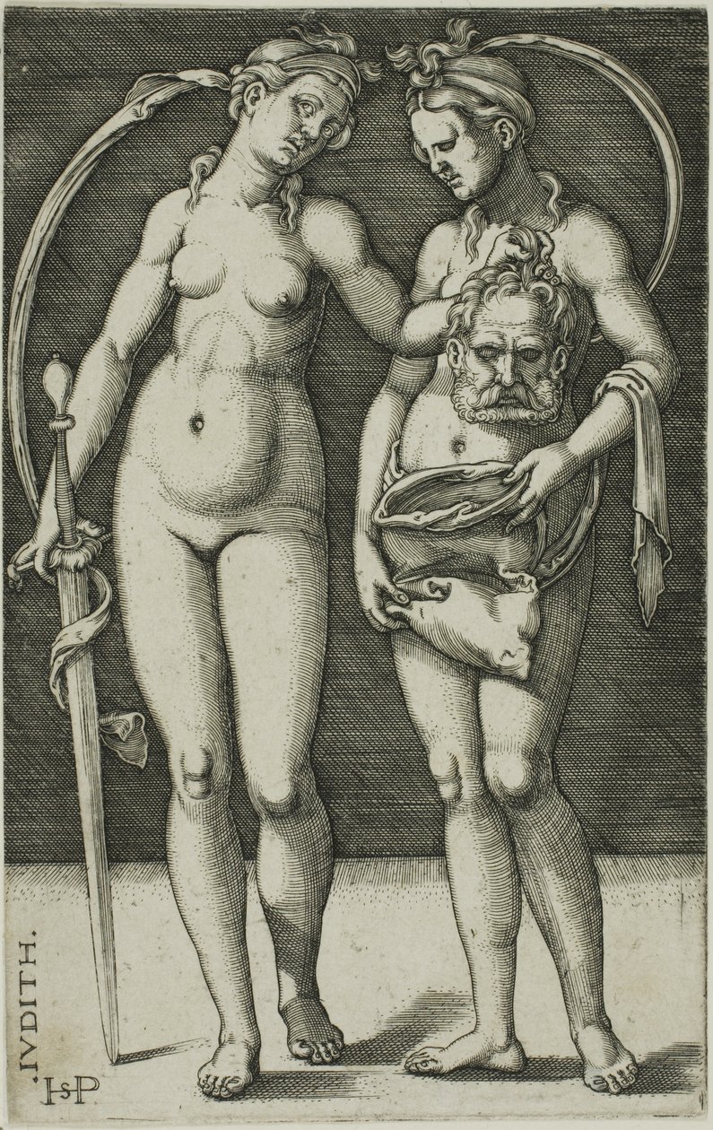 Judith e seu servo de Hans Sebald Beham