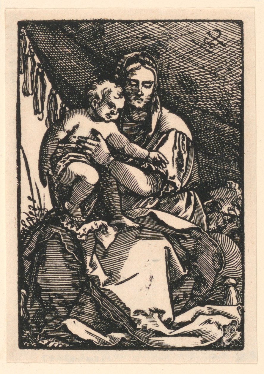 Madonna e criança de Hans Sebald Beham