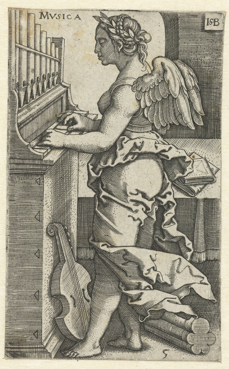 Música (Musica) de Hans Sebald Beham