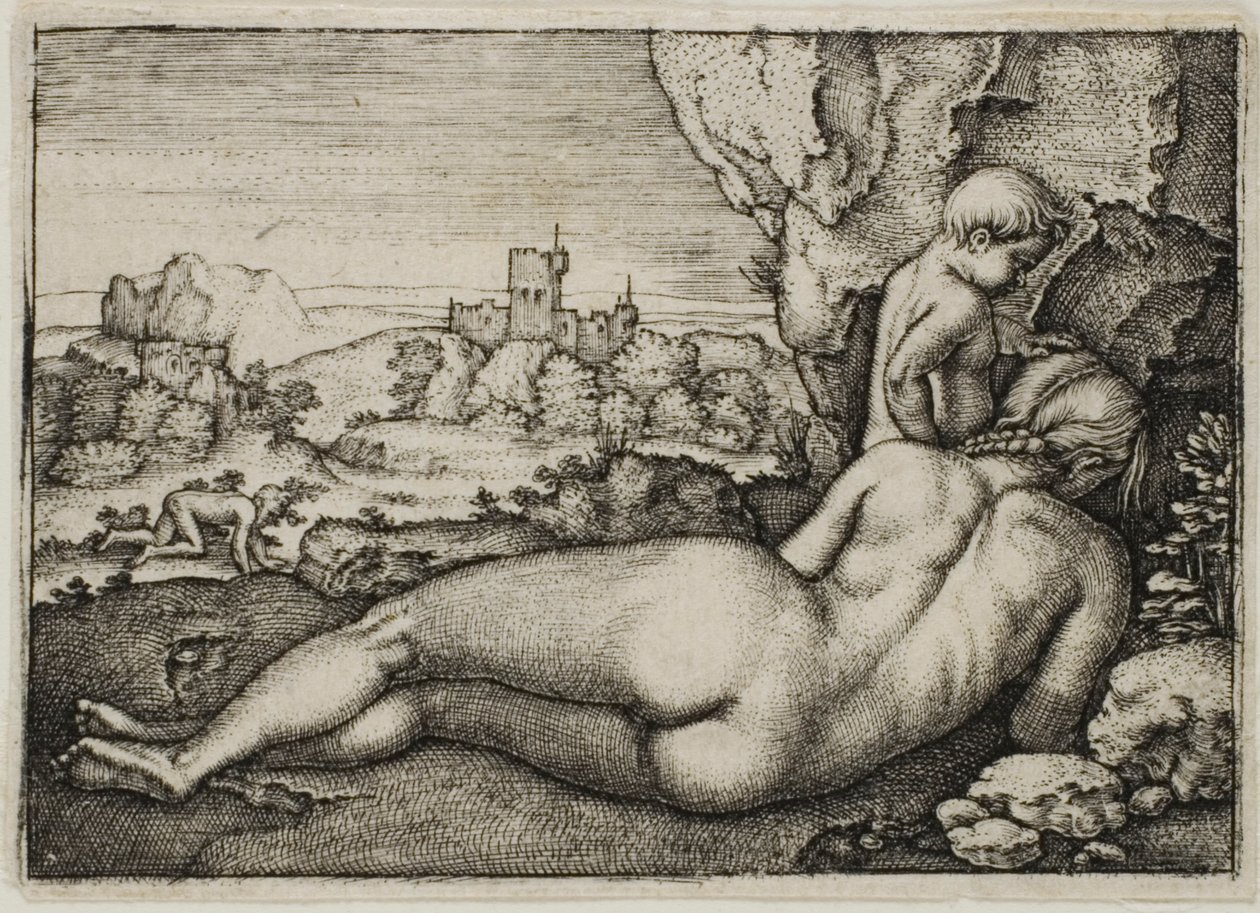 Penitência de São João Crisóstomo de Hans Sebald Beham