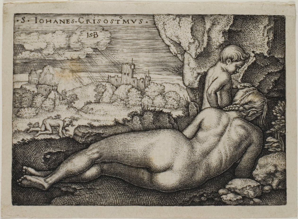 Penitência de São João Crisóstomo de Hans Sebald Beham