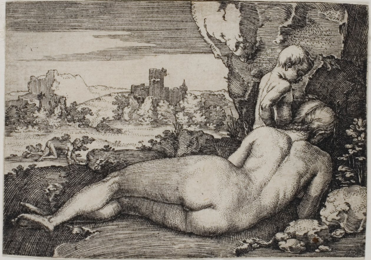 Penitência de São João Crisóstomo de Hans Sebald Beham