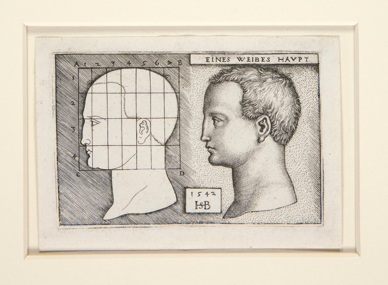 Estudos de proporção para de Hans Sebald Beham