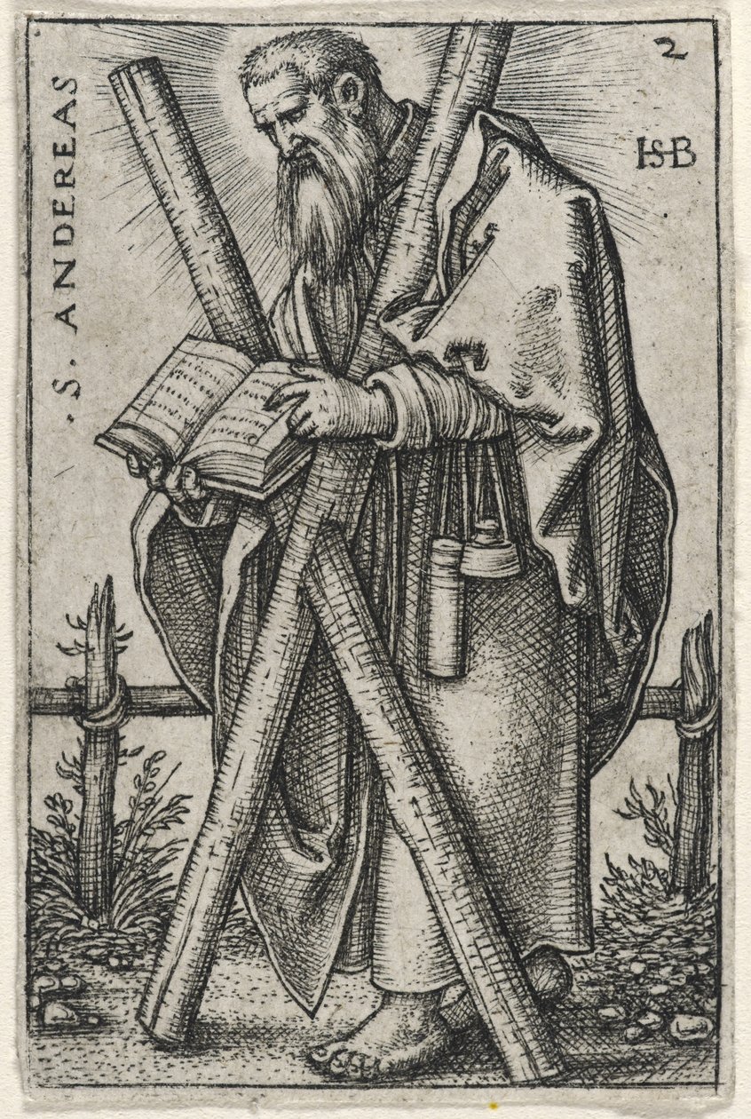 Santo André, 1541-46 de Hans Sebald Beham