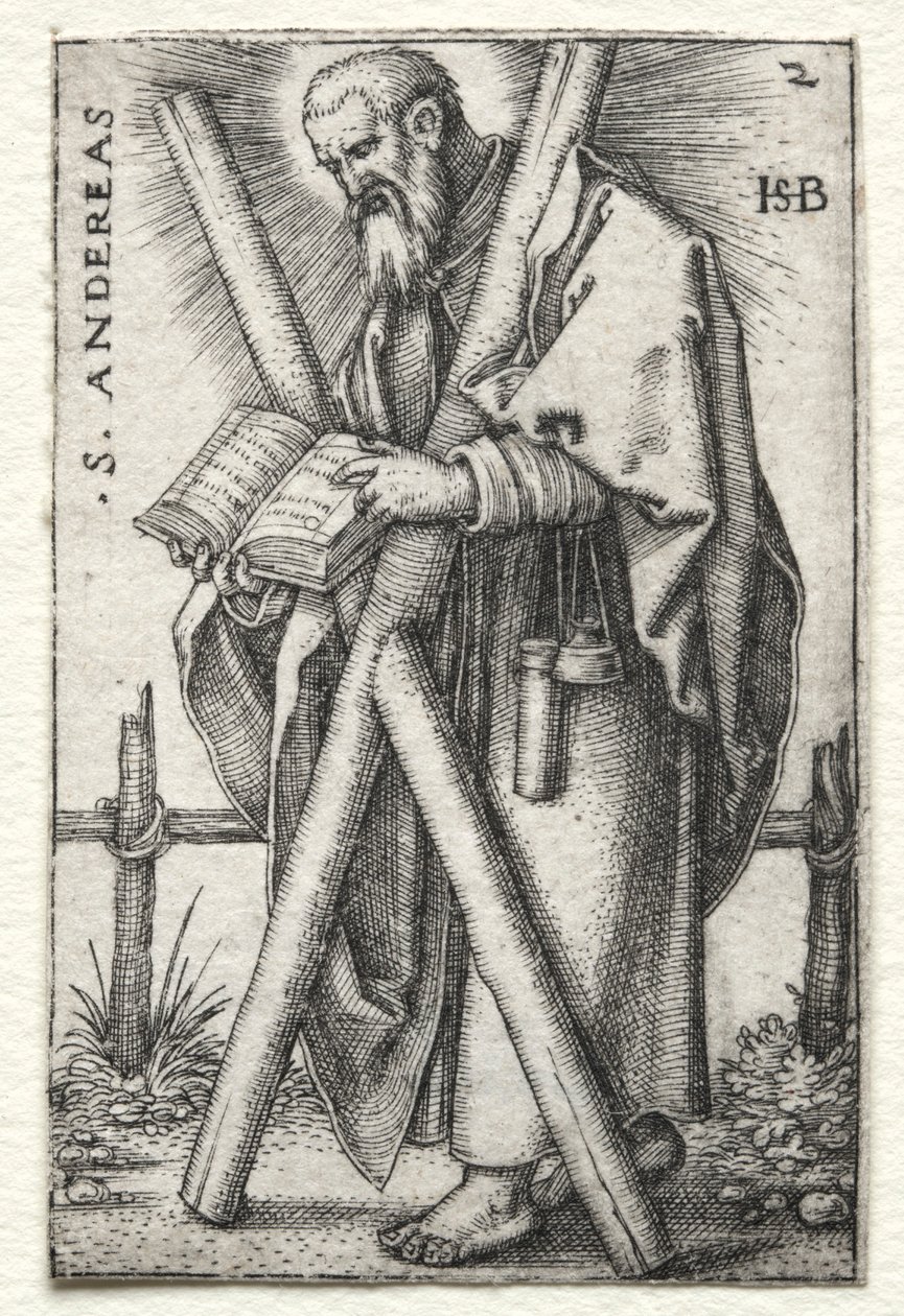 Santo André, 1545-1546. de Hans Sebald Beham