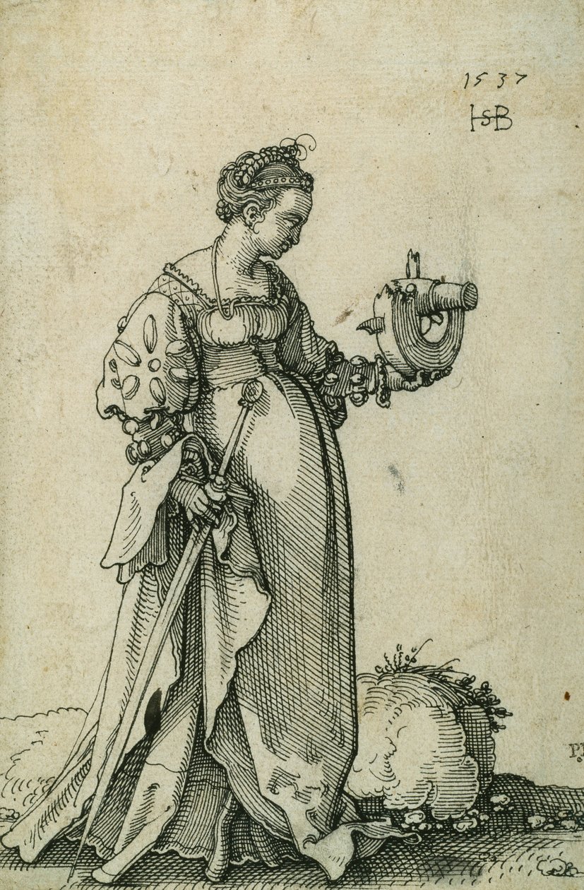Santa Catarina de Alexandria de Hans Sebald Beham