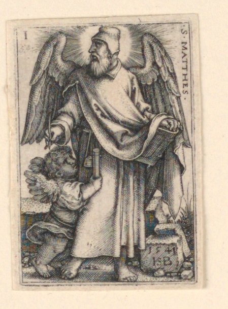 São Mateus, de Os Quatro Evangelistas de Hans Sebald Beham