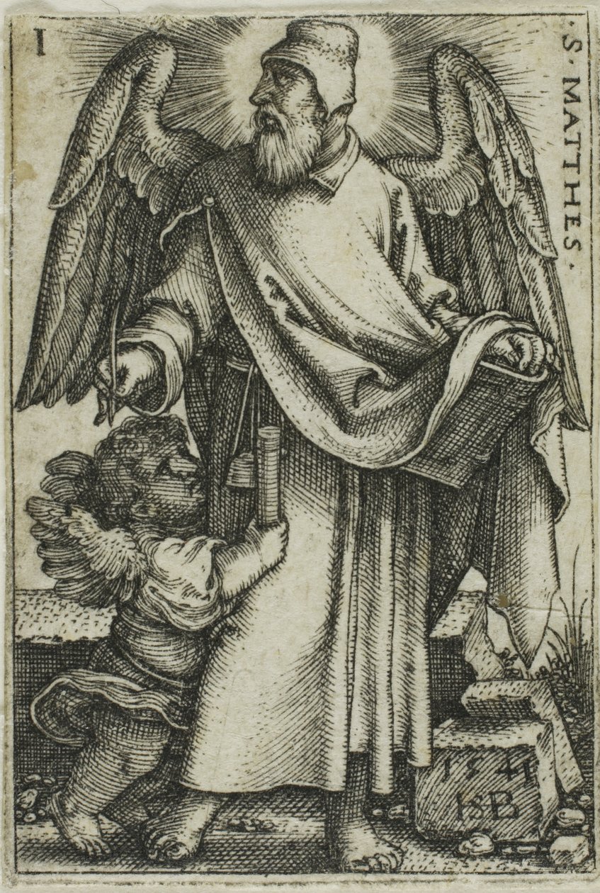 São Mateus, de Os Quatro Evangelistas de Hans Sebald Beham