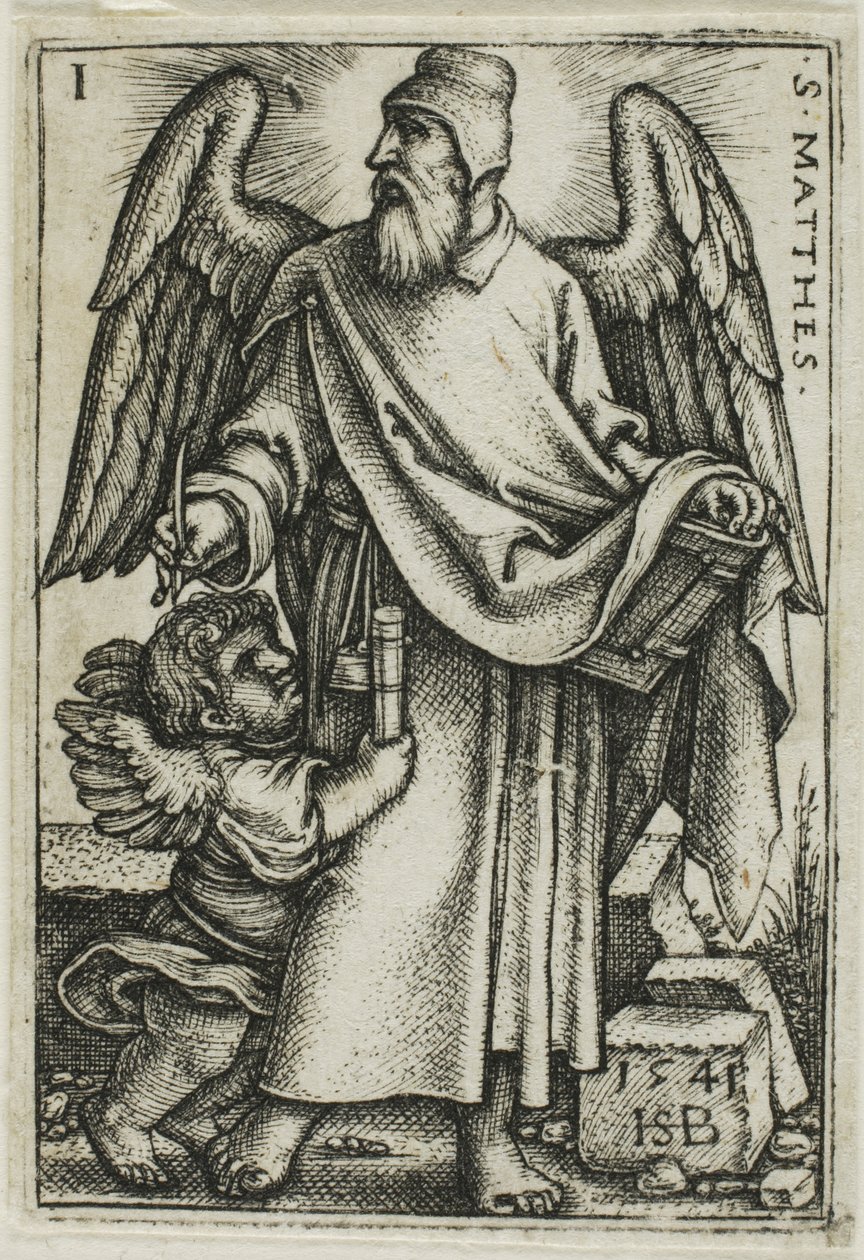 São Mateus, de Os Quatro Evangelistas de Hans Sebald Beham