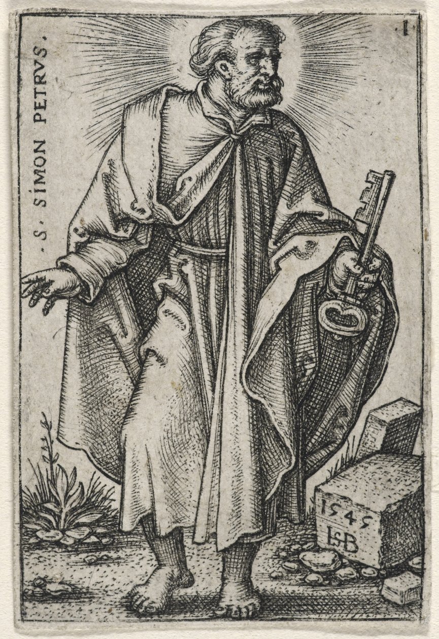 São Pedro, 1541-46 de Hans Sebald Beham
