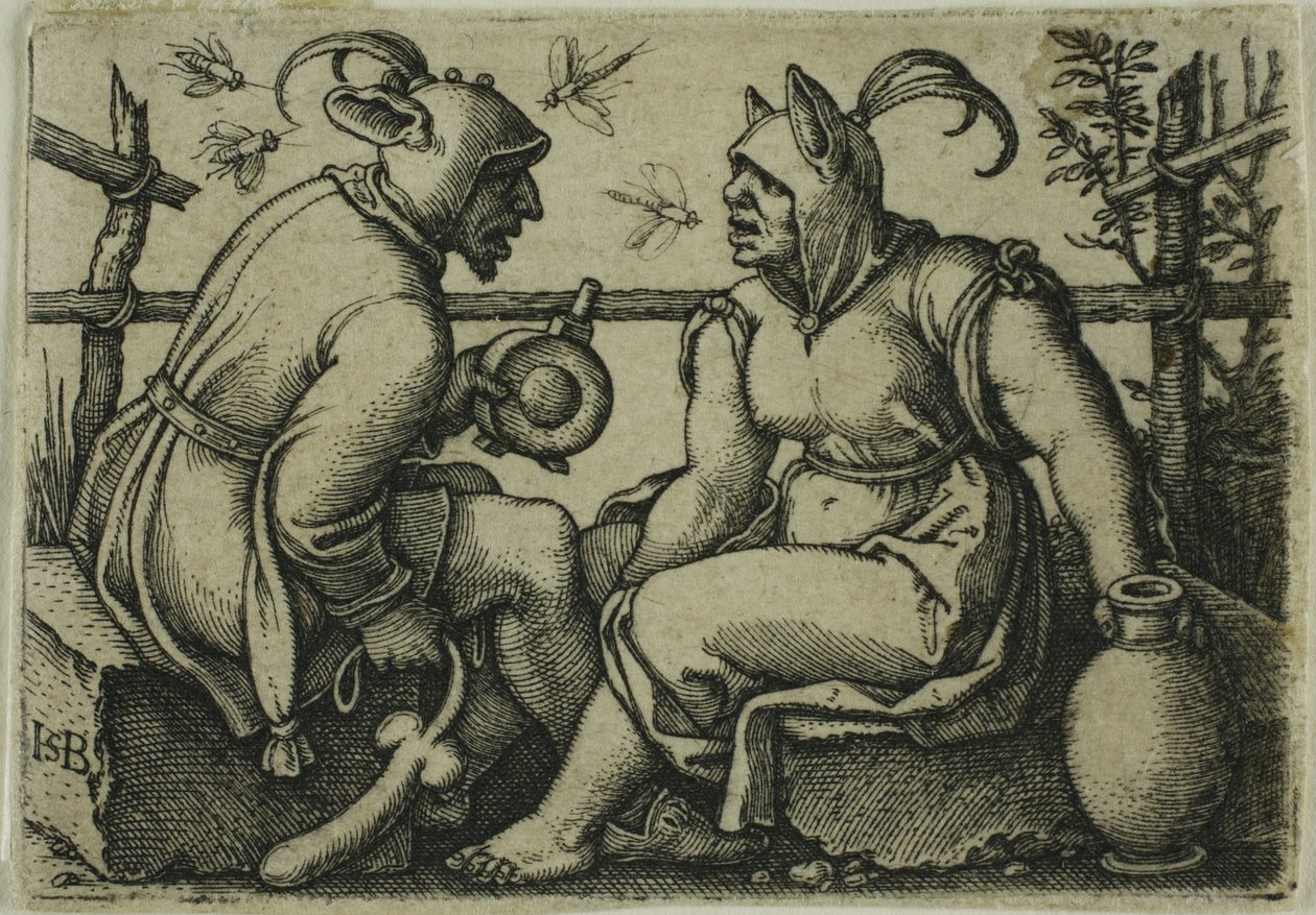 O tolo e a mulher tola de Hans Sebald Beham