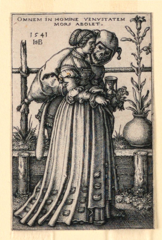 A Dama e a Morte de Hans Sebald Beham