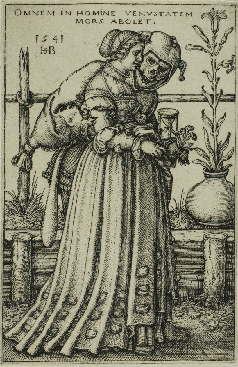 A Dama e a Morte de Hans Sebald Beham