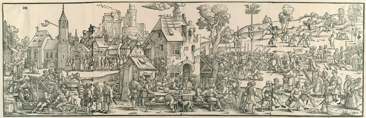 A Grande Feira da Aldeia de Hans Sebald Beham