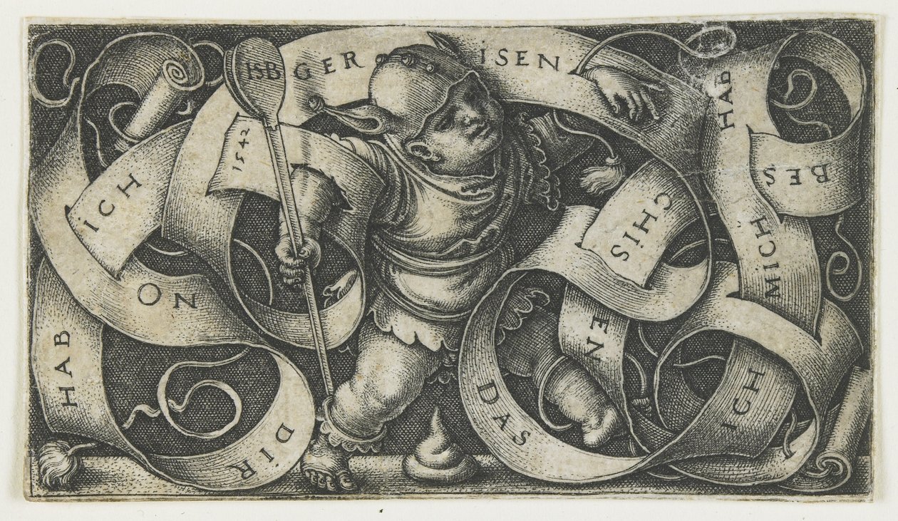 O Pequeno Buffoon de Hans Sebald Beham