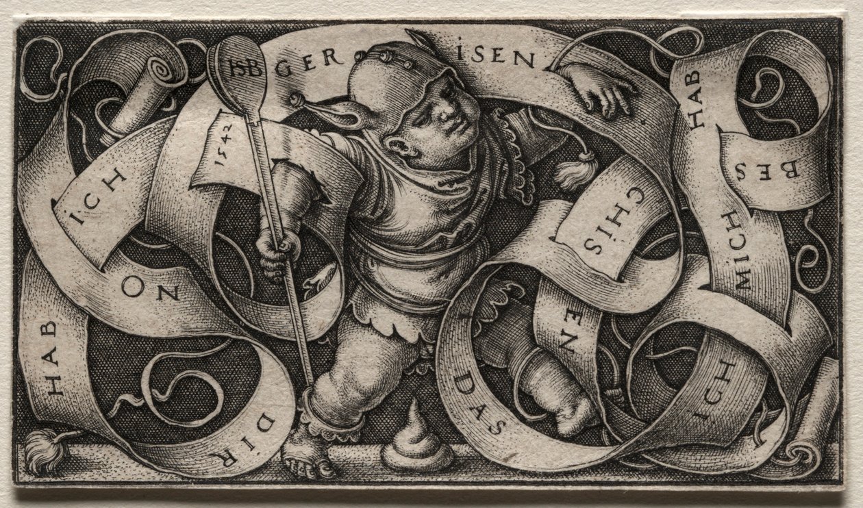 O Pequeno Bufão, 1542. de Hans Sebald Beham