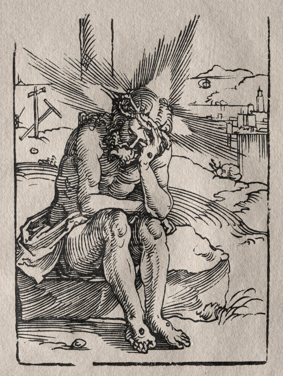 O homem das dores. de Hans Sebald Beham