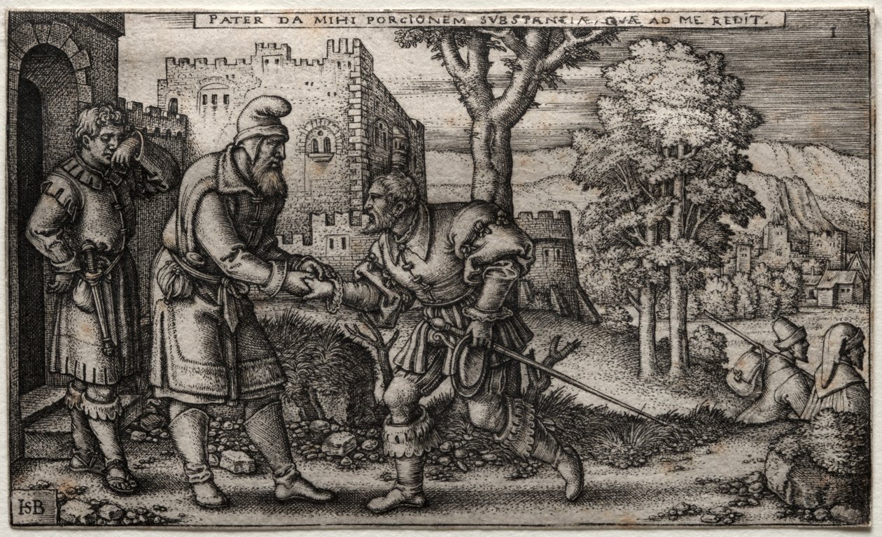 O filho pródigo de Hans Sebald Beham